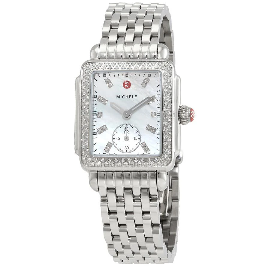 Michele Deco Mid Quartz Diamond Ladies Watch MWW06V000122 1