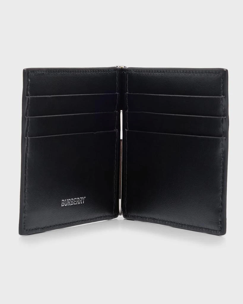 Burberry Men's Vintage Check Money Clip Card Case 3