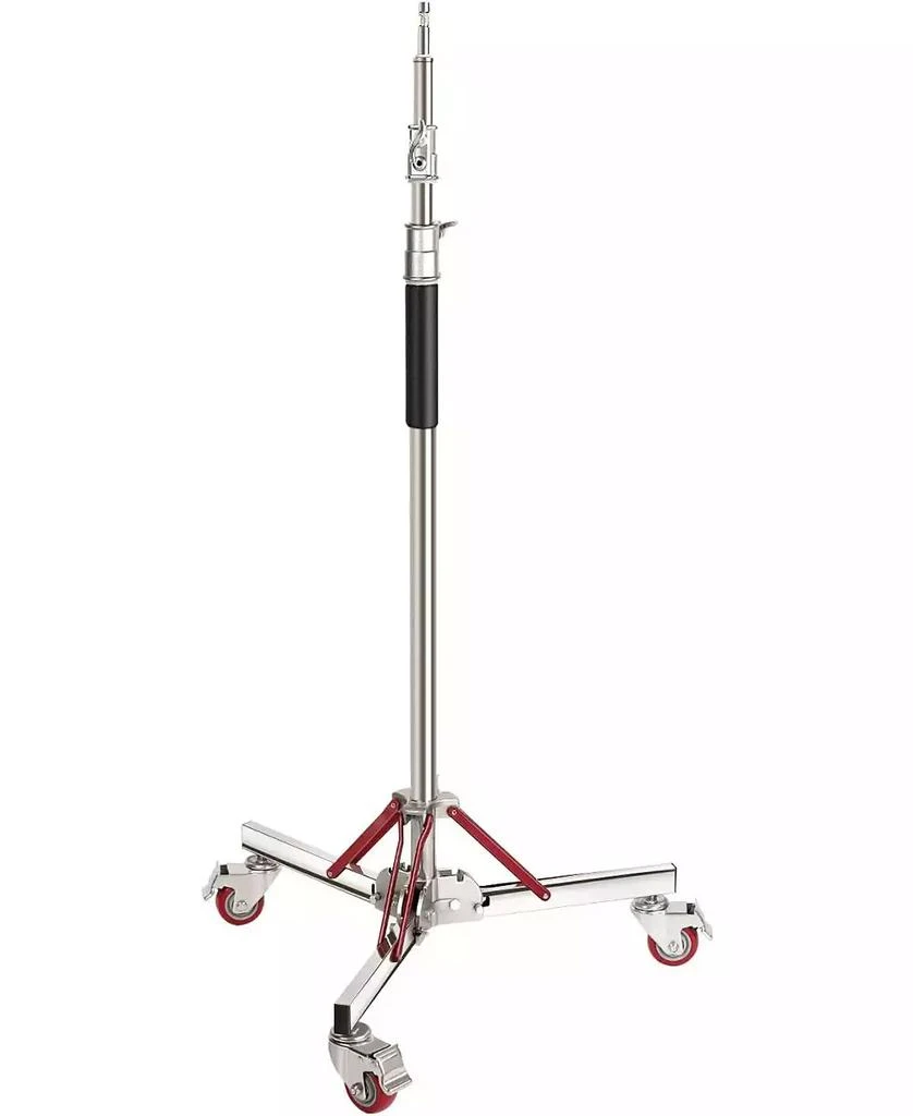 Neewer Heavy Duty Light Stand with Casters, Adjustable Tripod Stand with 100% Stainless Steel, Photography Wheeled Base Stand for Studio Softbox, Monolight, Reflector, Max Height: 10ft/305cm