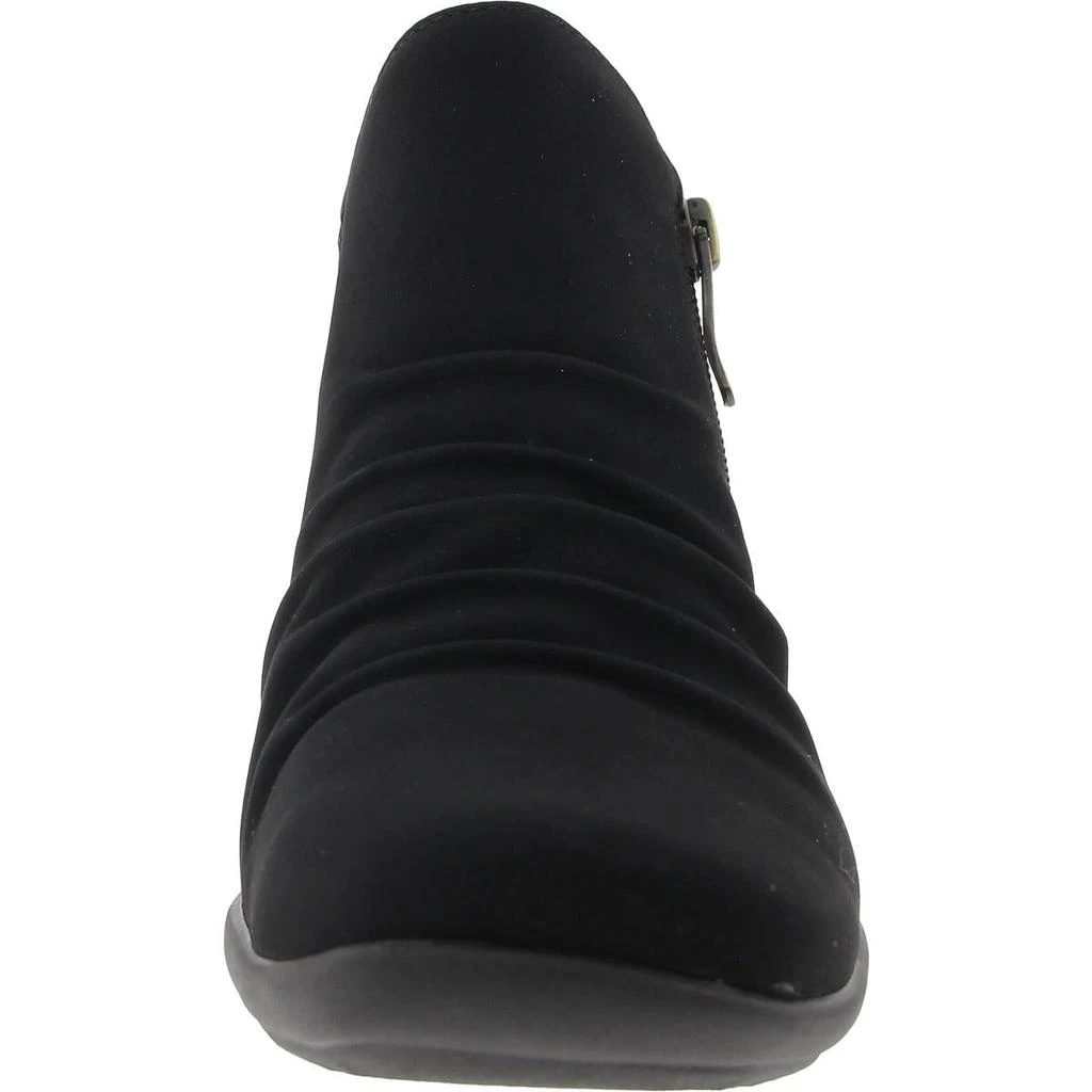 Easy Spirit Womens Zipper Faux Suede Ankle Boots 3