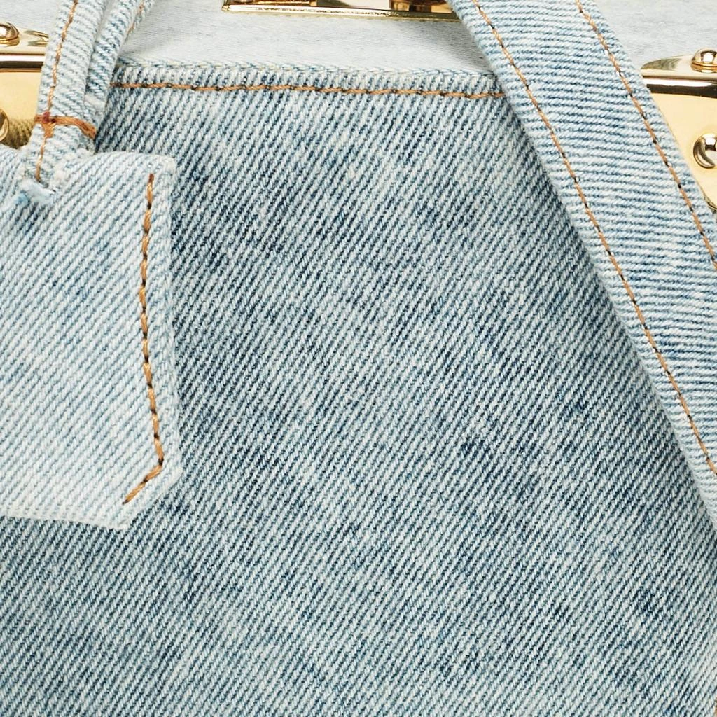 Natasha Zinko Natasha Zinko Blue Denim Box Crossbody Bag 5