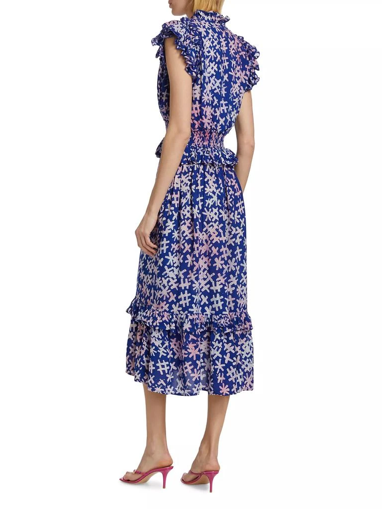 Busayo Bukola Printed Tiered Dress 5