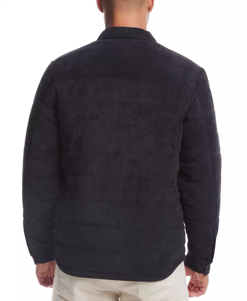 Weatherproof Vintage Men's Corduroy Button-Front Quilted Jacket