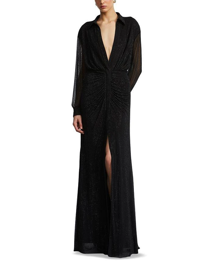 BCBG Embellished Shirt Gown 1