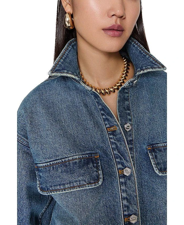 Rebecca Minkoff Jamie Denim Button Down Shirt 3