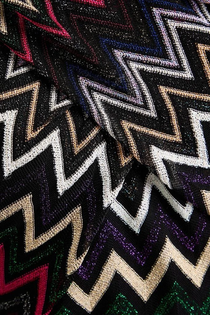 Missoni Metallic crochet-knit mini dress 4