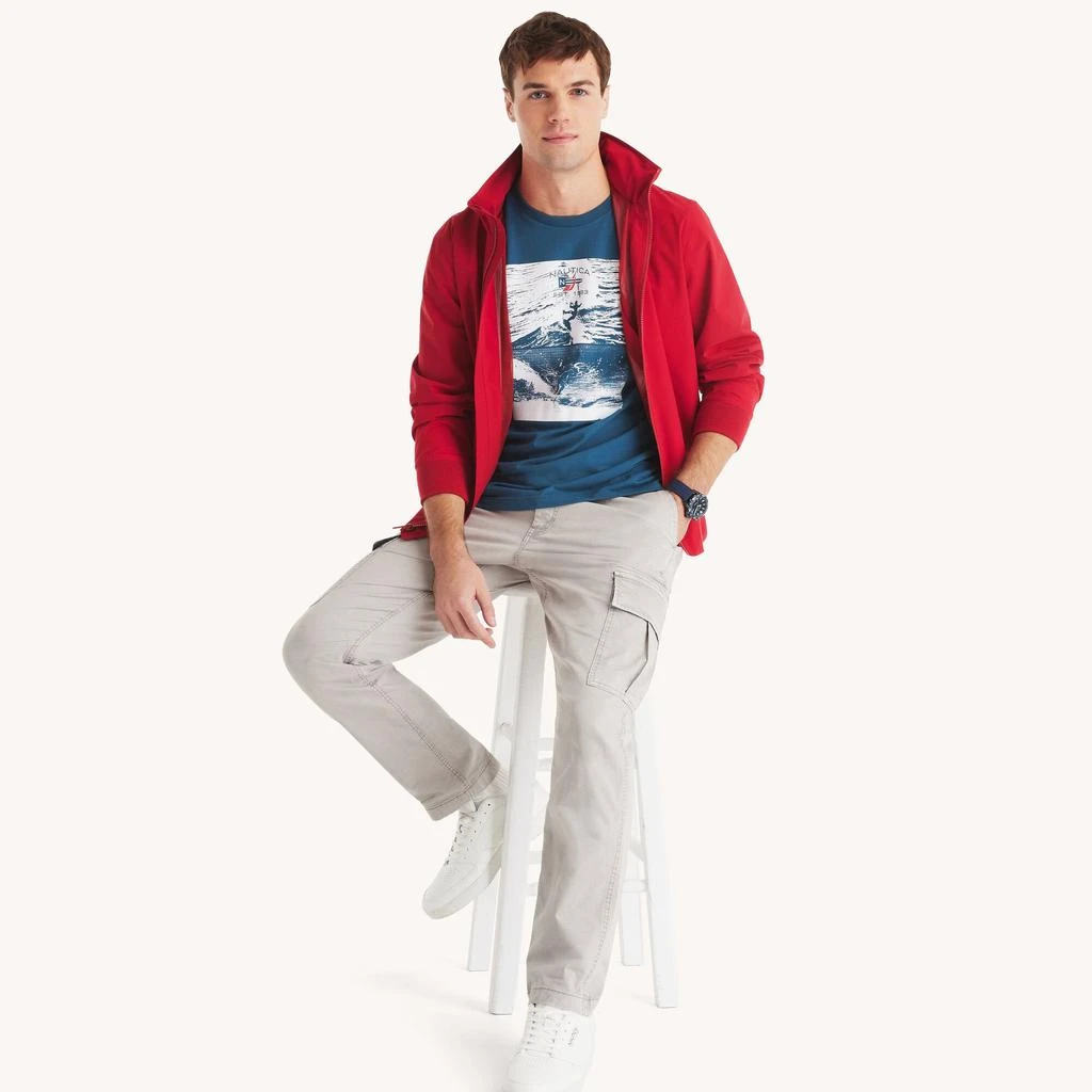 Nautica Mens Surfing Graphic T-Shirt 3