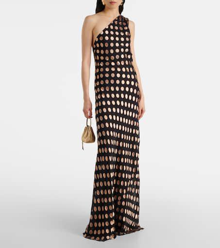 Alexandra Miro Ava one-shoulder maxi dress