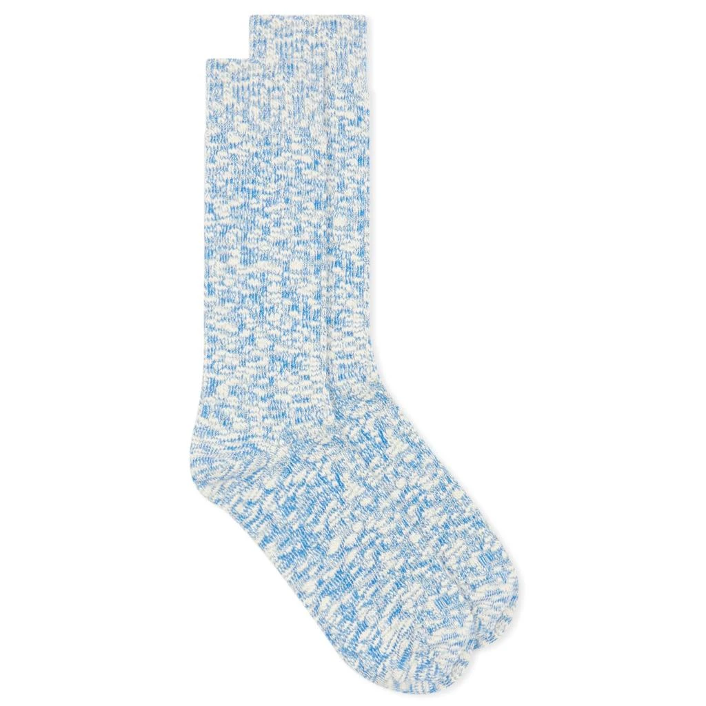 Anonymous Ism Anonymous Ism Lightweight Slub Crew Sock 1