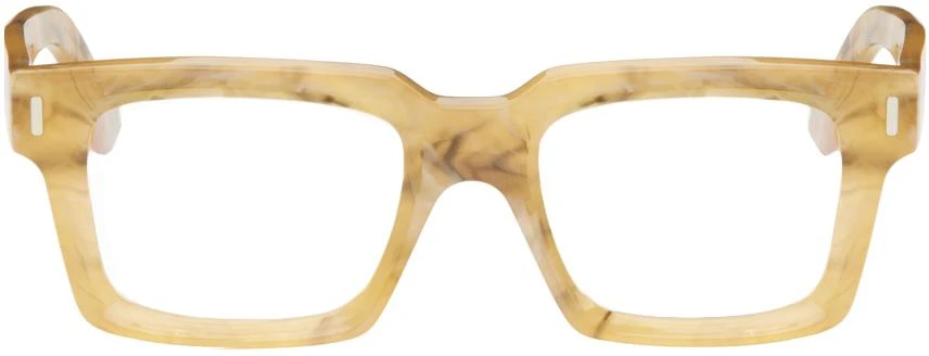 Cutler and Gross Beige 1386 Glasses 1