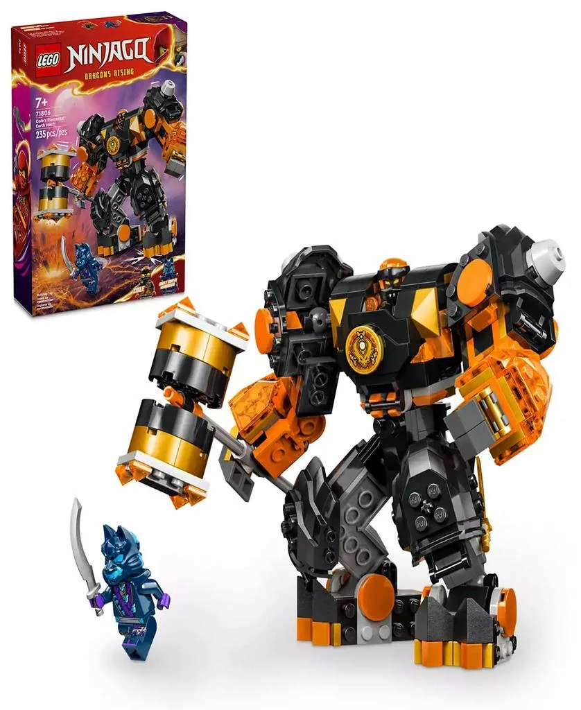LEGO Ninjago Cole's Elemental Earth Mech Ninja Toy 71806, 235 Pieces 1