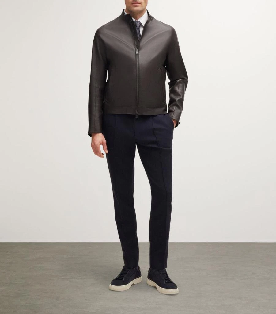 Hugo Boss Lamb Leather Jacket 2