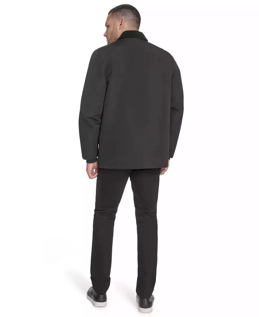 Tommy Hilfiger Men's Highland Barn Coat with Corduroy Collar 6