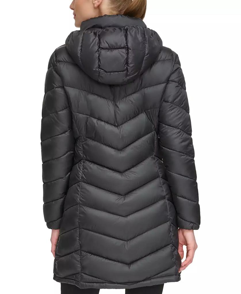 Charter Club Women s Packable Hooded Puffer Coat Created for Macy s Black Xs