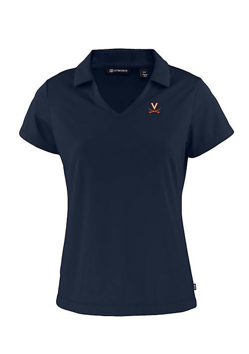 Cutter & Buck Buck Ncaa Virginia Cavaliers Daybreak Eco Recycled V Neck Polo