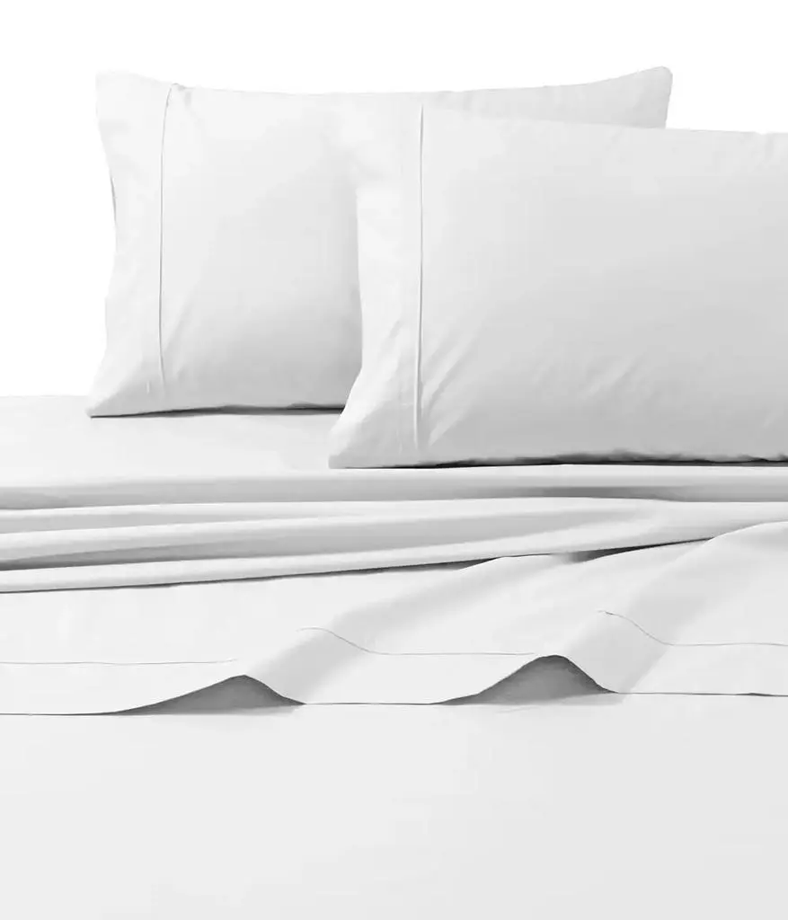 Tribeca Living 300 Thread Count Cotton Percale Extra Deep Pocket Sheet Set, Twin
