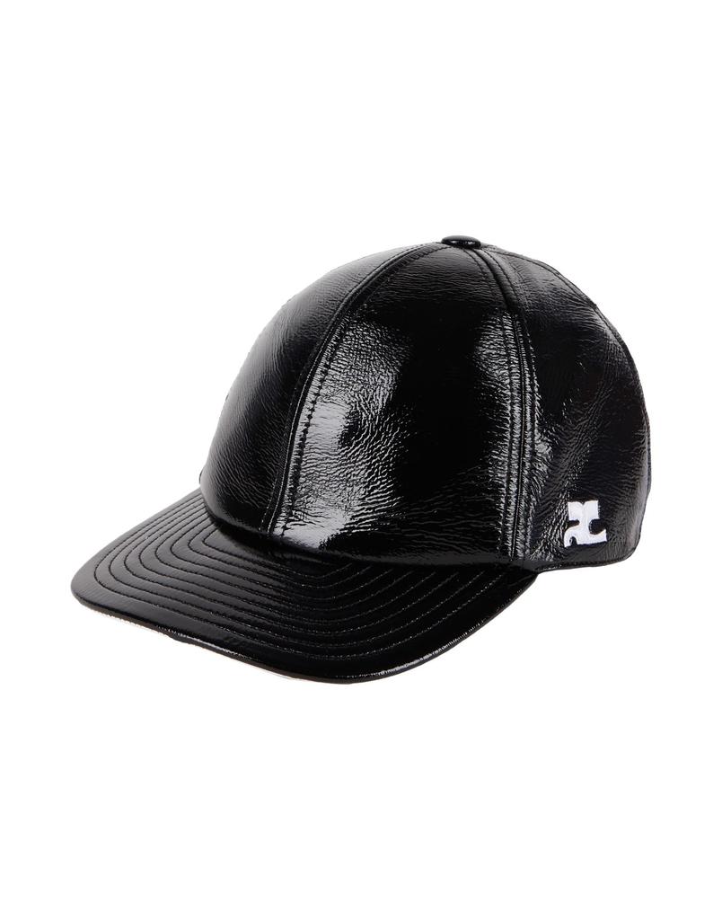 Courrèges Black Signature AC Cotton Cap - Hats - BeyondStyle