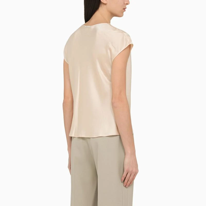 Vince Champagne-coloured silk blouse 3