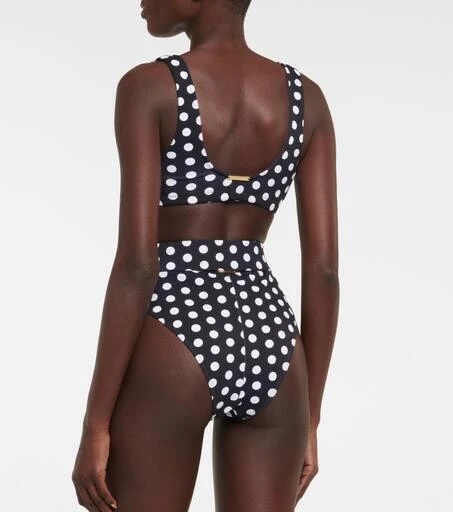 Alexandra Miro Kamala polka-dot bikini top 3