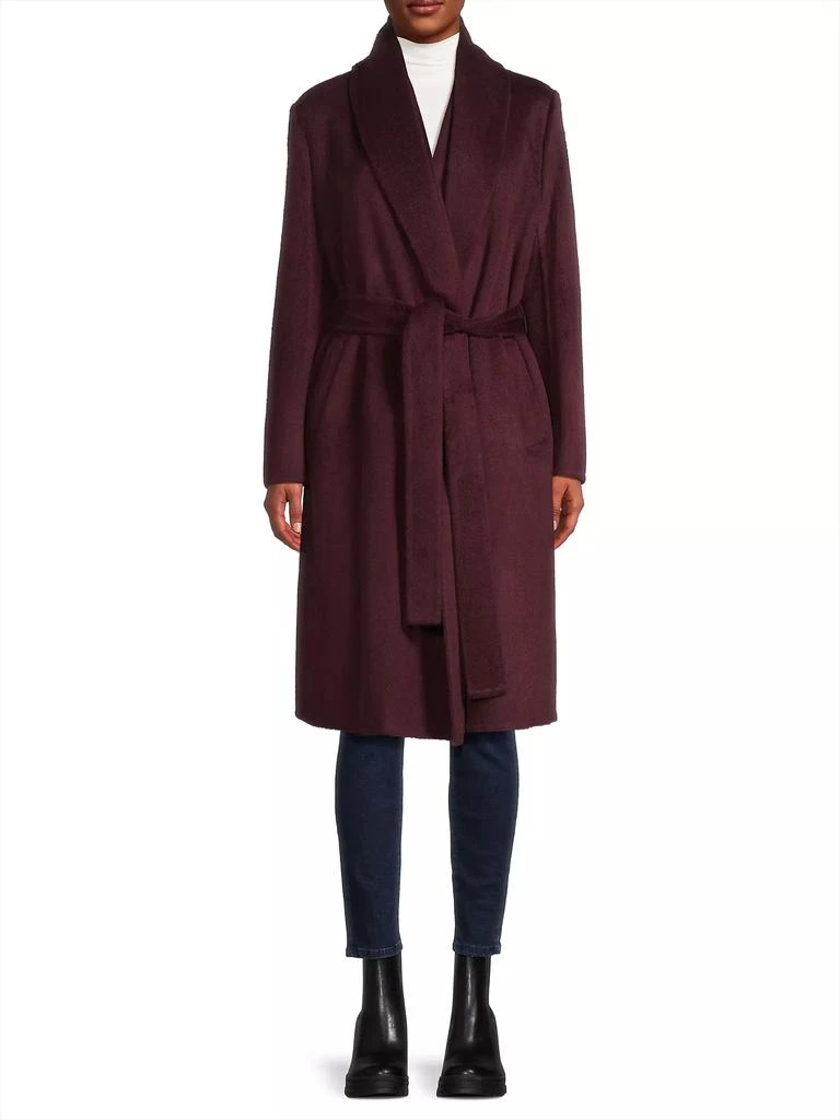 Kobi Halperin Yael Wool-Blend Belted Coat 3