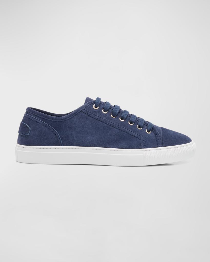 Brioni Men's Sustainable Low-Top Suede Sneakers
