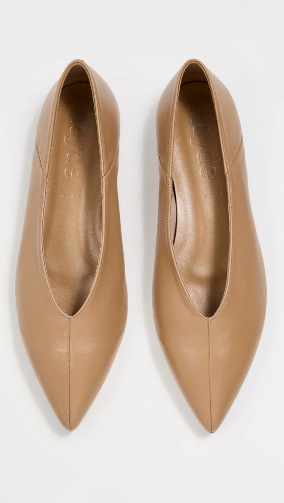 AEYDE Moa Nappa Leather Hazelnut Flats 4
