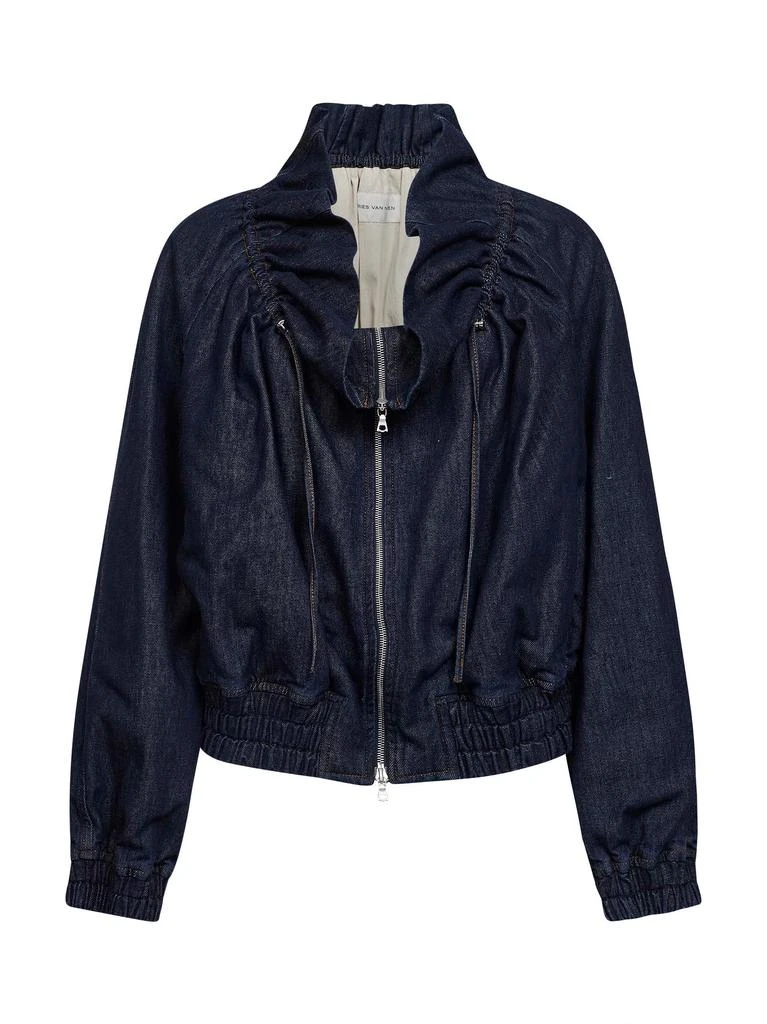 Dries Van Noten DRIES VAN NOTEN | Indigo cotton denim cocoon blouson | Women | 34