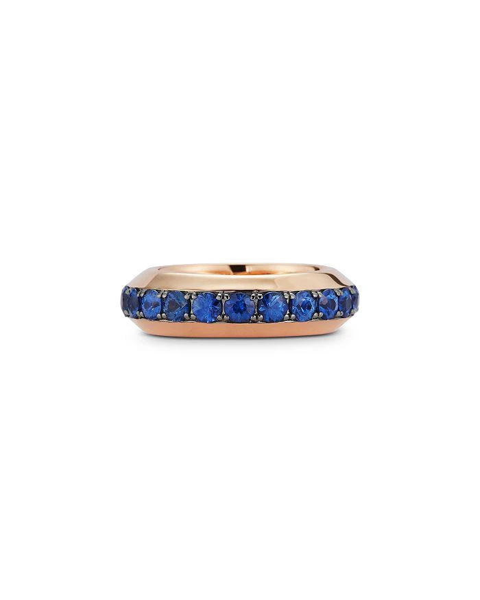 Walters Faith 18K Rose Gold Grant Blue Sapphire Angled Ring, 2.56 tcw 3