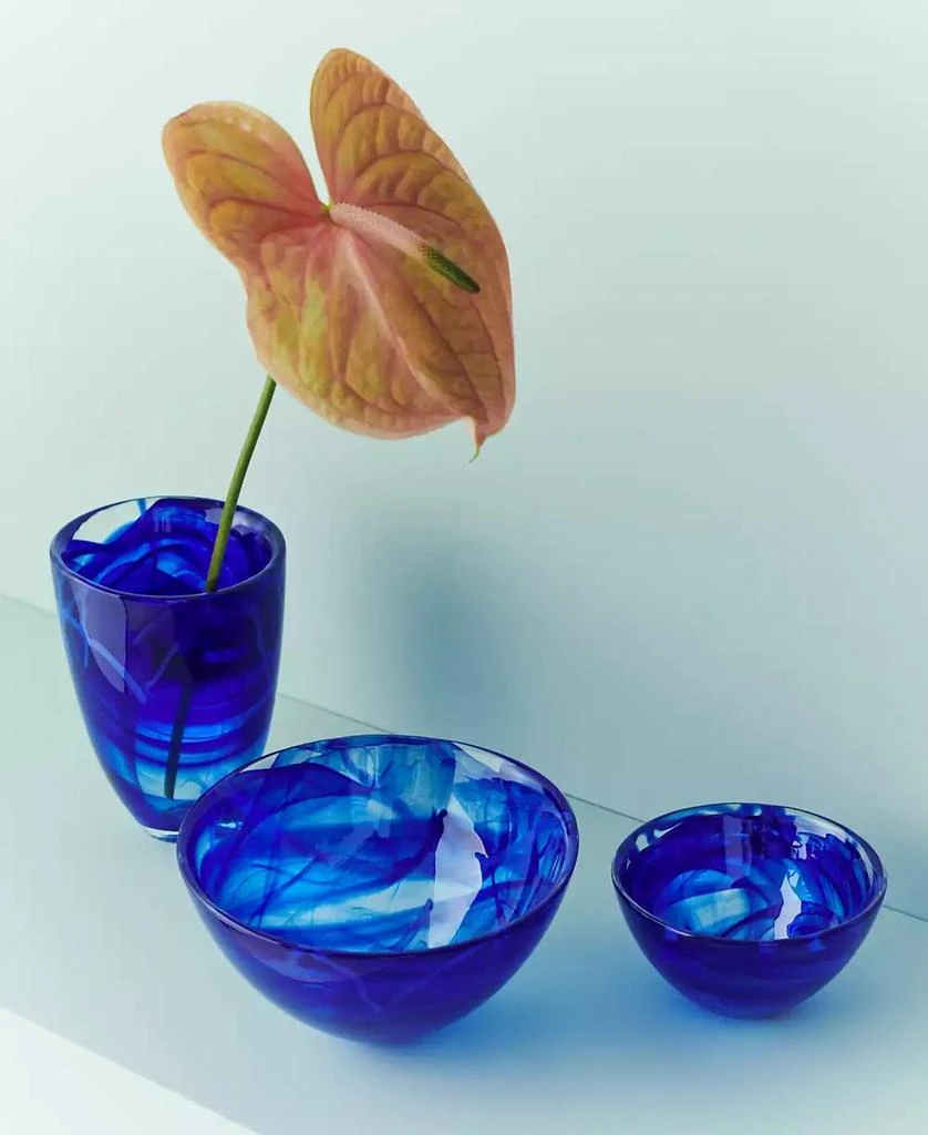 Kosta Boda 6.3" Contrast Blue Decor Bowl 4