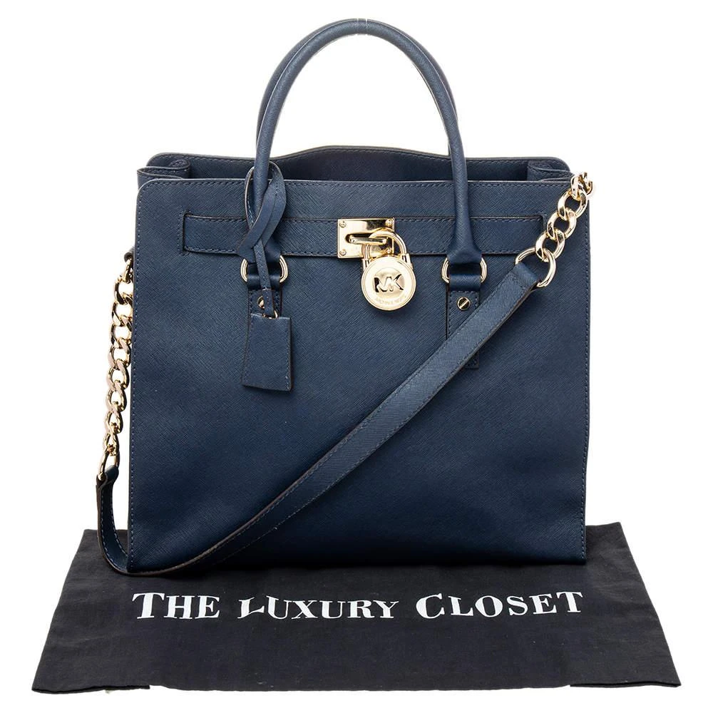 Michael Kors MICHAEL Michael Kors Blue Leather Hamilton Tote 9