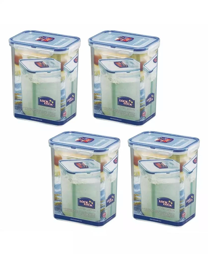 Lock & Lock Easy Essentials 7.6-Cup Rectangular Food Storage Container, Set of 4 6
