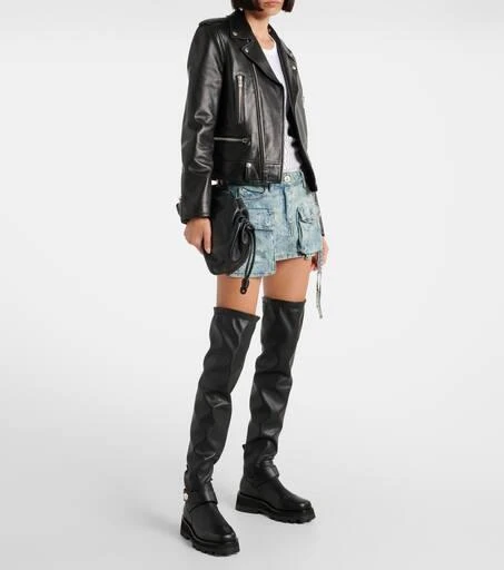 Jimmy Choo Meena leather over-the-knee boots 3