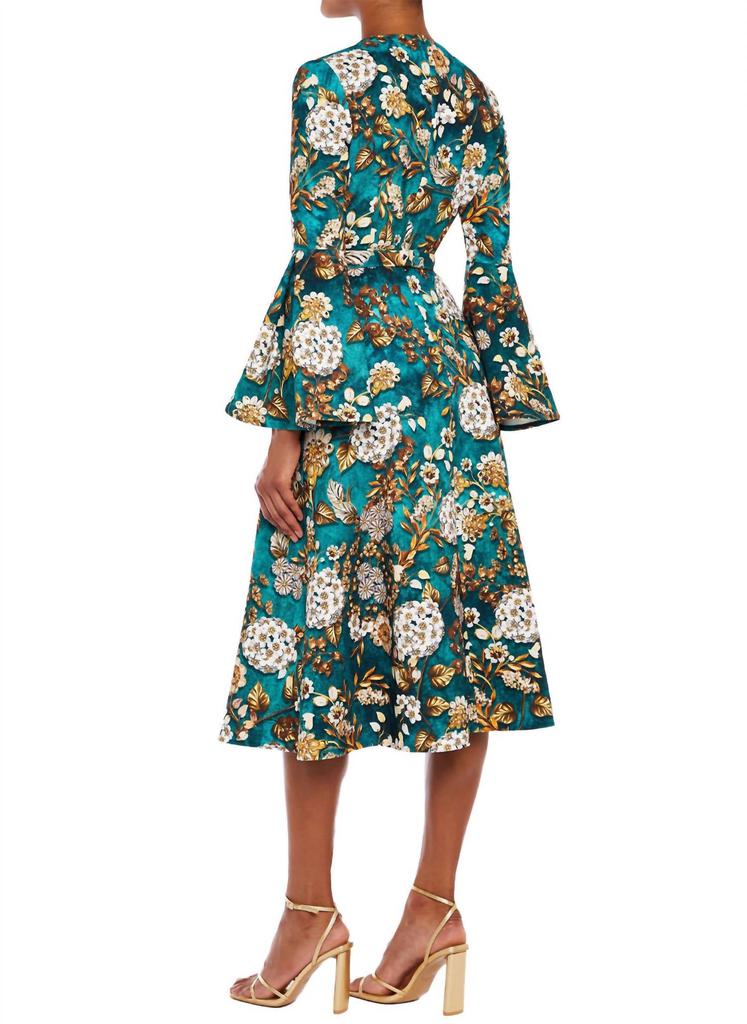 MARY KATRANTZOU Mary Katrantzou - Willow Aop Crepe Midi Dress