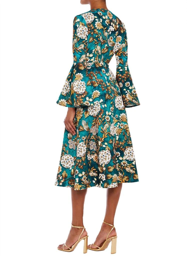 MARY KATRANTZOU Mary Katrantzou - Willow Aop Crepe Midi Dress 2