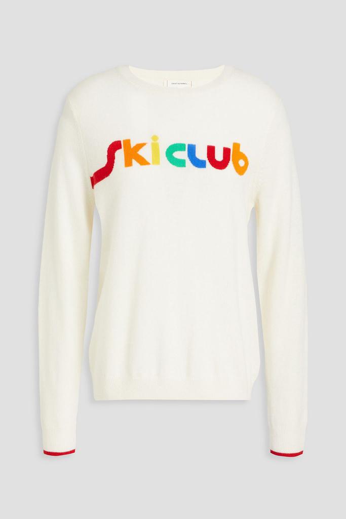 Chinti & Parker Intarsia wool and cashmere-blend sweater