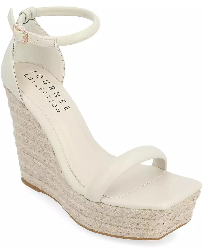 Journee Collection Women's Olesia Platform Wedge Sandals 1