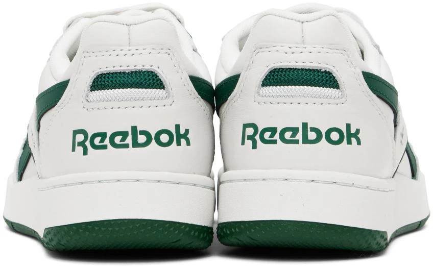 Reebok Classics White & Green Bb 4000 Ii Basketball Sneakers 2