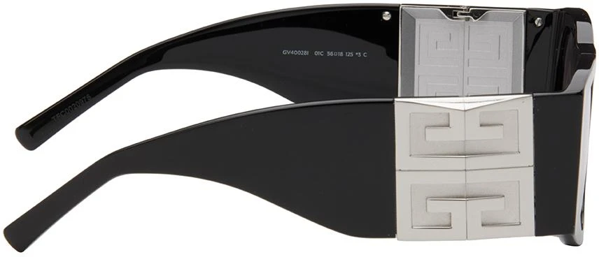 Givenchy Black Thick Logo Sunglasses 2
