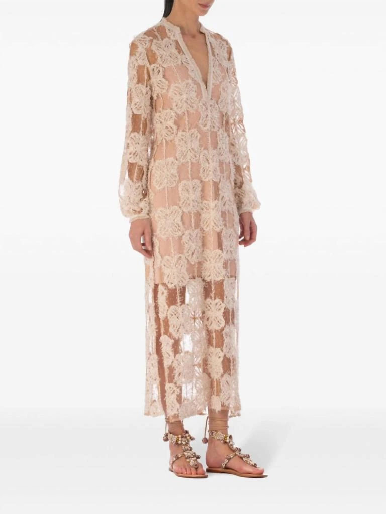 Silvia Tcherassi Silvia Tcherassi - Mayfair Floral-Appliqué Tunic Dress 2