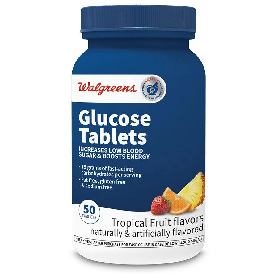 Walgreens Glucose Tablets Tropical Fruit 1