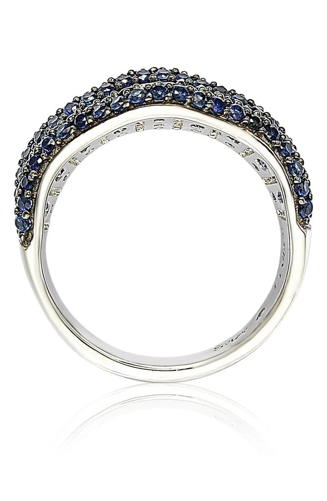 Suzy Levian Sterling Silver 
Sapphire Gladiator Ring 3