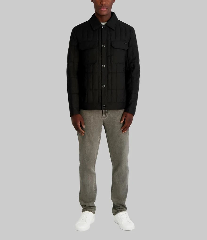 Karl Lagerfeld Paris QUILTED SHIRT JACKET 4