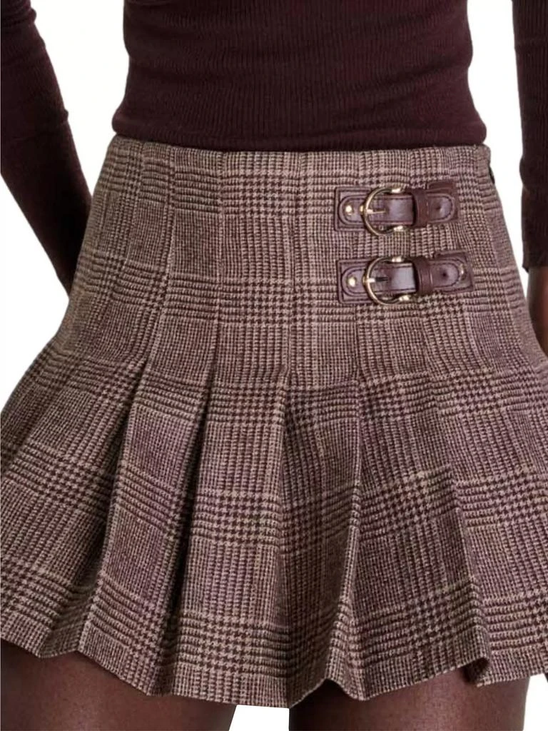 Maje Short Pleated Skirt 6