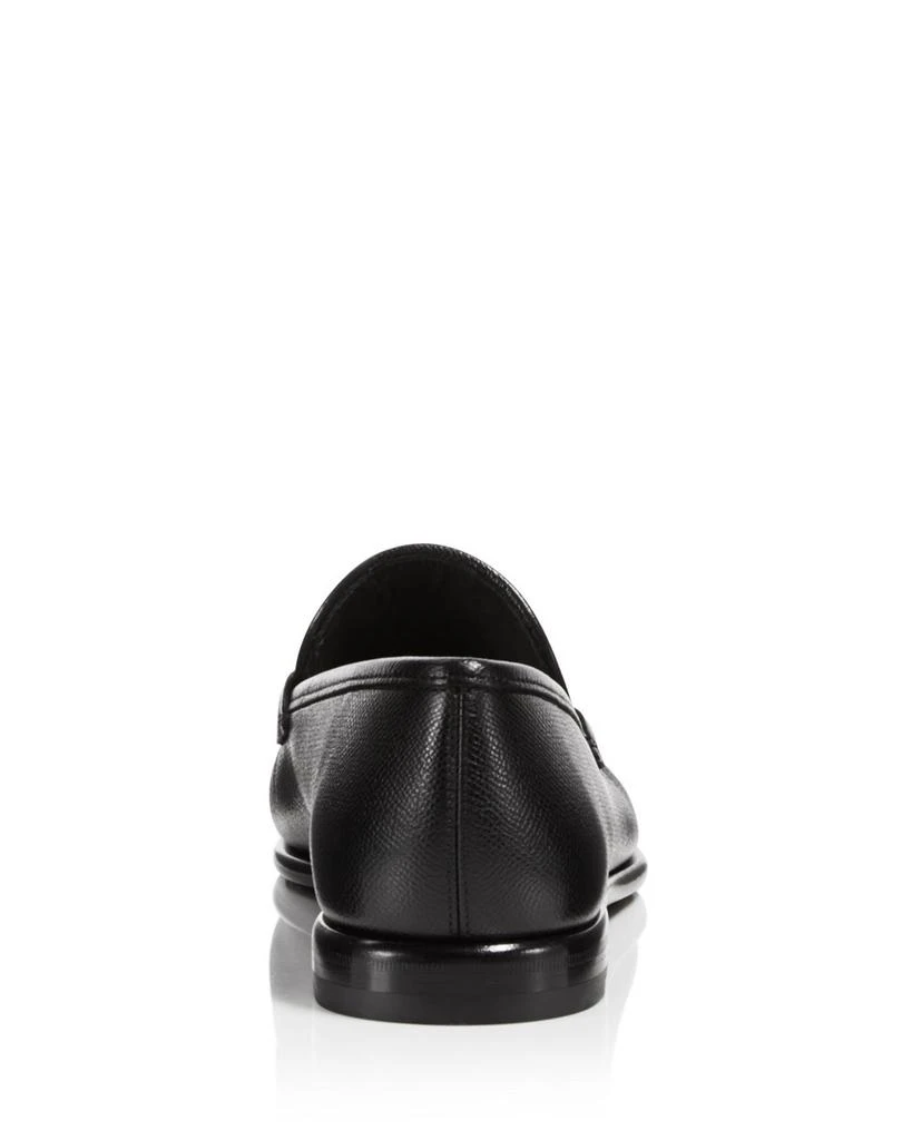Salvatore Ferragamo Men's Gancini Crown Bit Leather Loafers 5