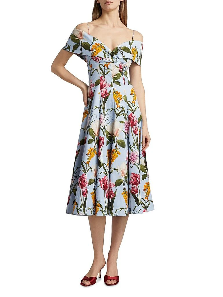 off the shoulder resort dress Cotton Resort Loose Fit Off-Shoulder Puff Maxi Dress – ADOR