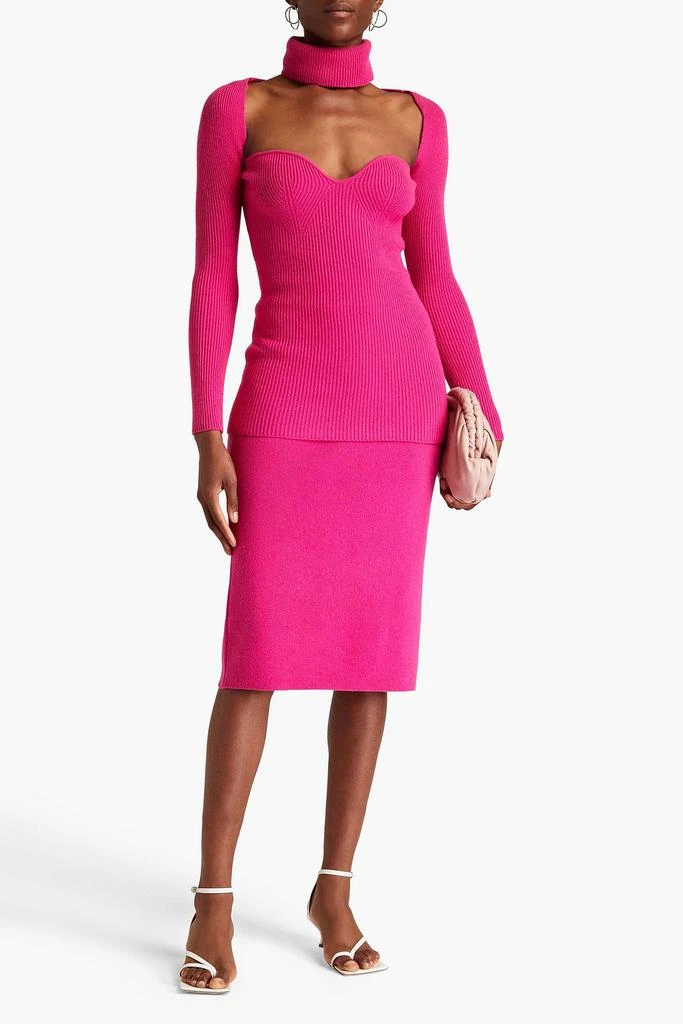 Arch4 Amandine convertible ribbed cashmere sweater 2