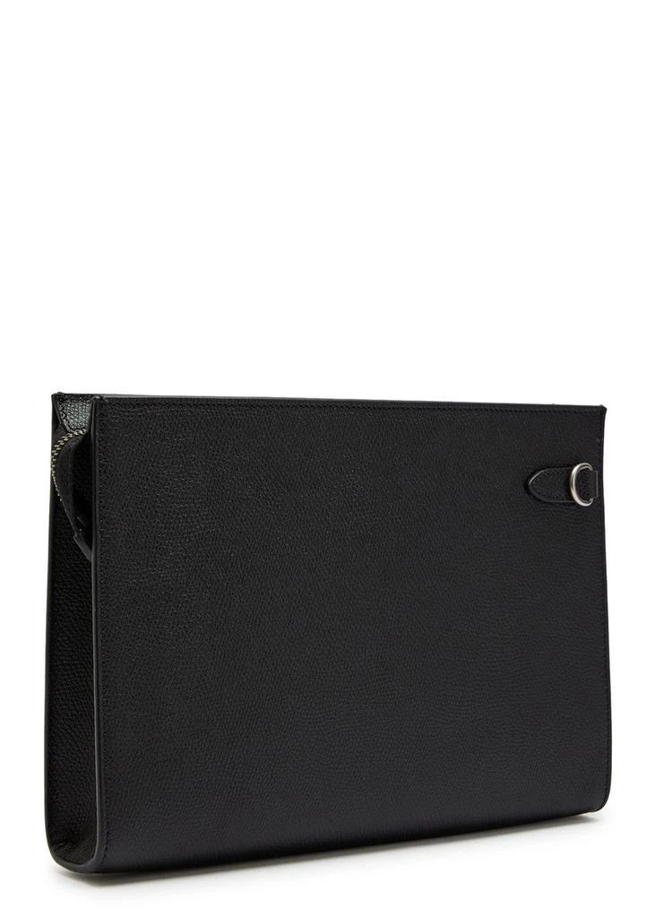 Valentino VLogo grained leather clutch 2