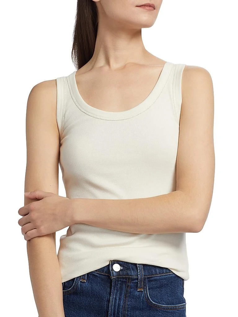 Fabiana Filippi Diamante Trim Rib-Knit Tank 6