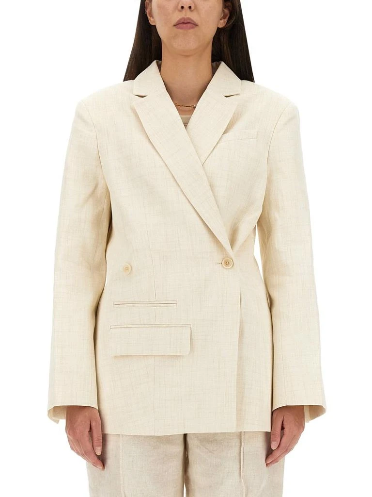 Jacquemus Jacquemus Tibau Single-Breasted Blazer 1