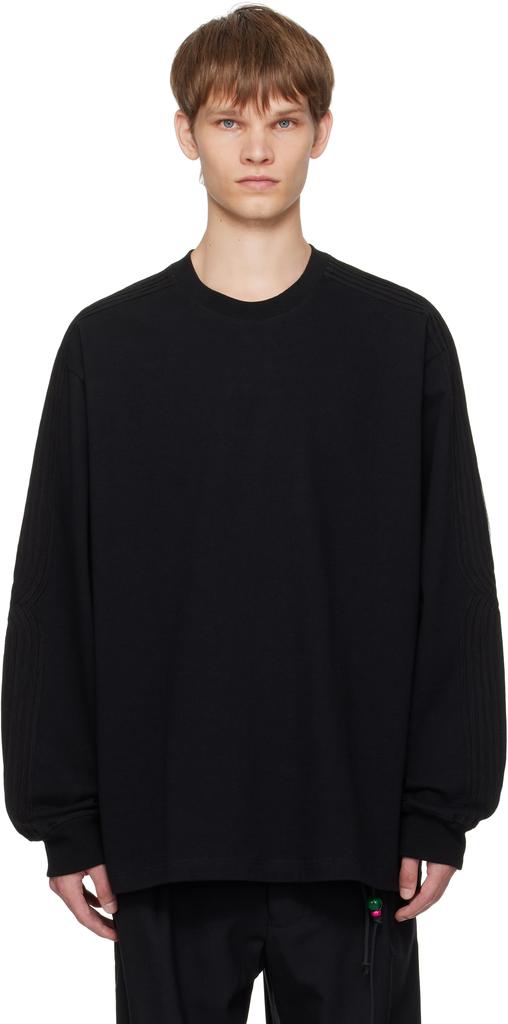 Shop Black Tight Twist Cotton Knit Sweater on Sale at BeyondStyle